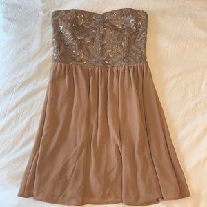 ✨sequin✨ strapless dress